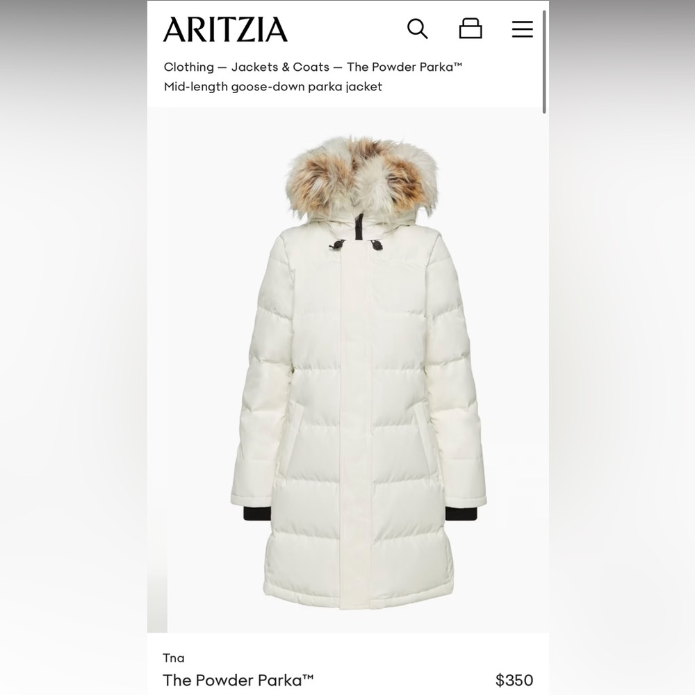 Aritzia Tna The Powder Parka